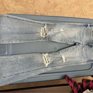 Youth Flying Monkey Light Blue Distressed flare Jeans